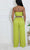 THE"BRUNCH DATE" JUMPSUIT (CYBER LIME)