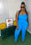 HEATHER ELETRIC BLUE JUMPSUIT