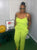 HEATHER JUMPSUIT( LIME)